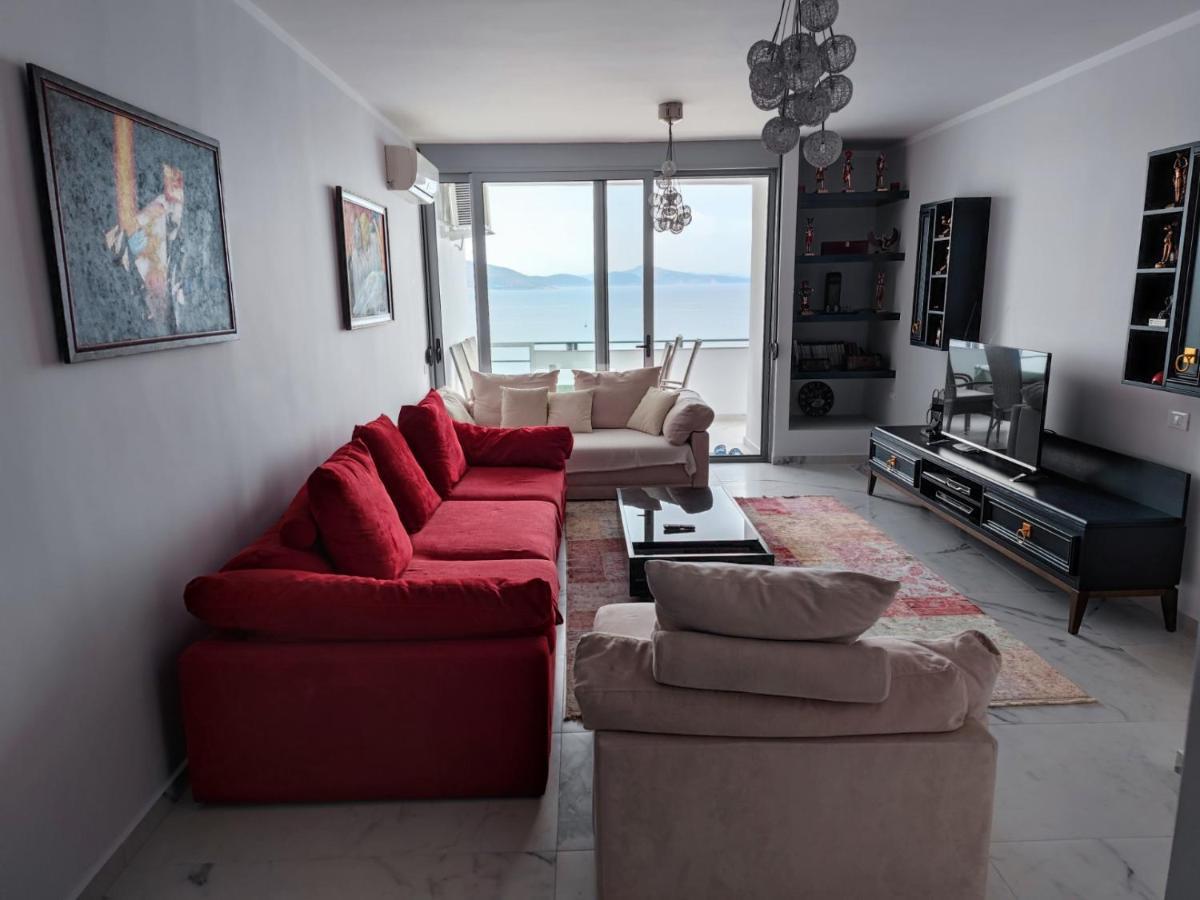 Aria Seaview Apartments Sarande Bagian luar foto