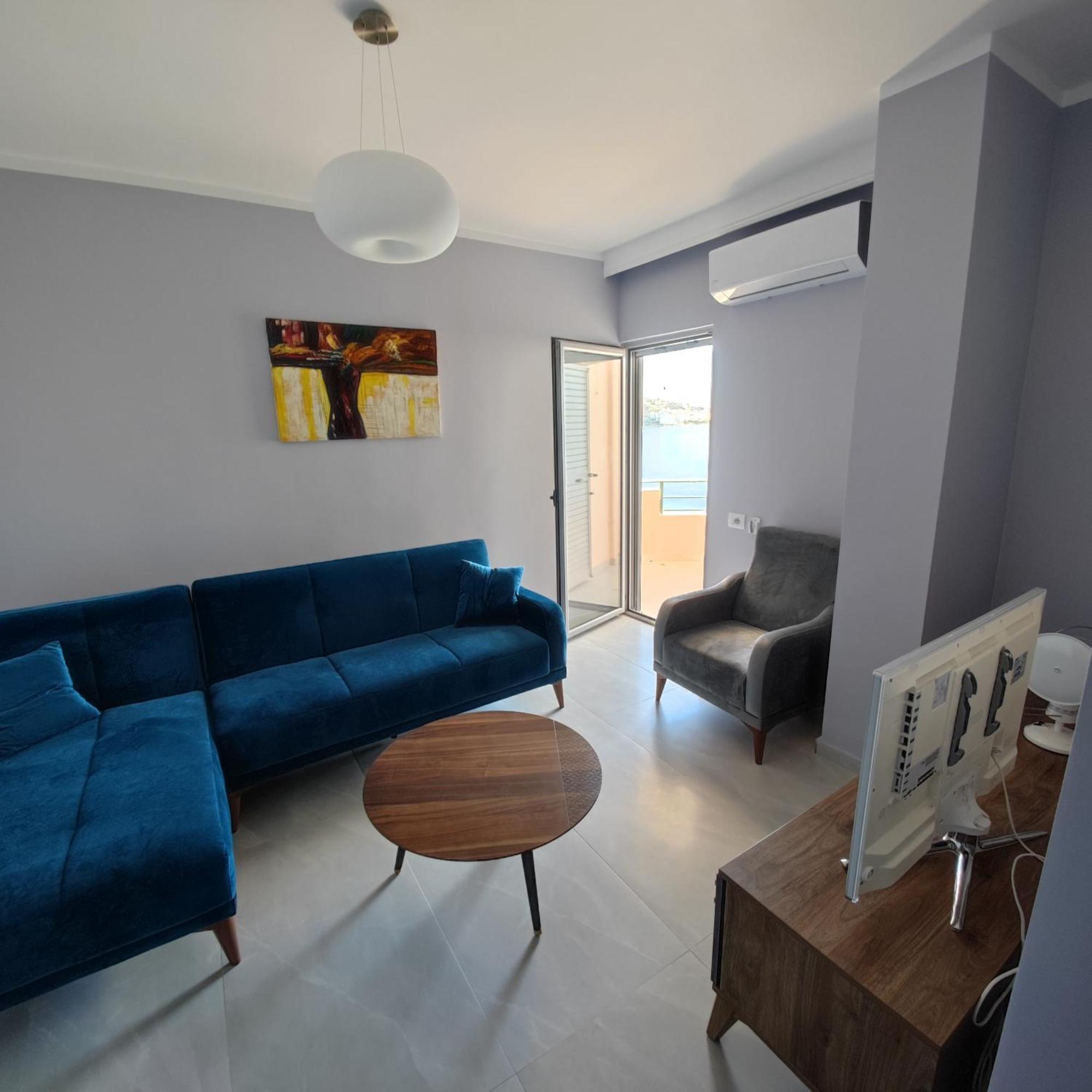 Aria Seaview Apartments Sarande Bagian luar foto